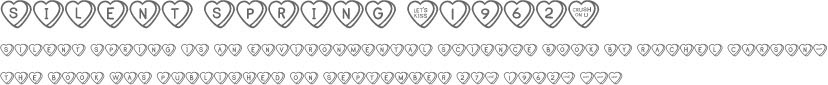 Sweet Hearts OT Font Sample